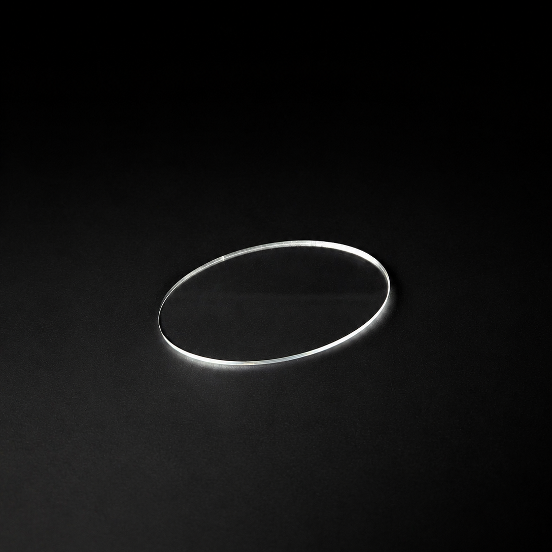 Transparent Base 35x60mm Oval (6pcs) - Laser-Cut Acrylic (Plexiglas©)