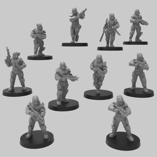 Advanced Shocktroops SMGs